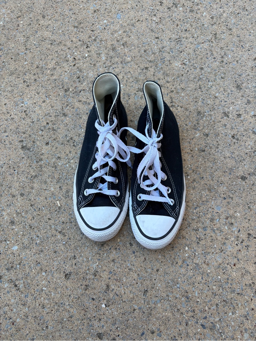 Converse Kids High-Top Sneakers in Black and White